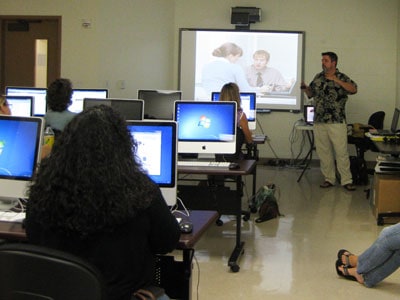 Chuck Lasker Teaching Social Media Class